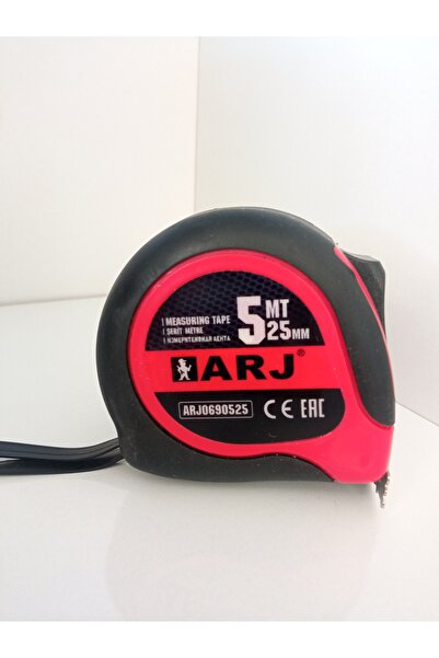 Arj metre 5x25 (5 m 25 mm ) mıknatıslı demirci, kaynakçı,marangoz metresi