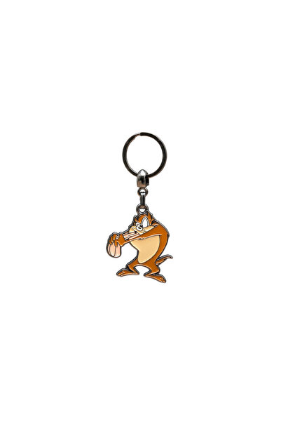 Mabbels Looney Toones Tasmanian Devil Metal Keychain
