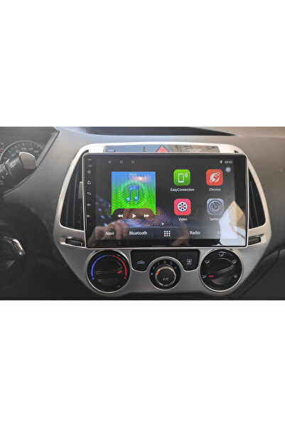 demirusta i20 CARPLAY+AND.AUTO NAVİGASYON DVD USB BT KAMERA Uyumlu