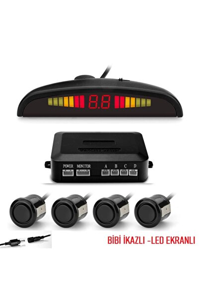 AEM Oto park sensörü ekranlı siyah 18mm