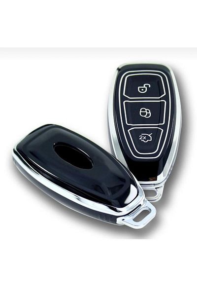 ŞENYILDIZ AKSESUAR Ford Mondeo Focus Smart Black-silver Auto Key Remote Control Protection Case