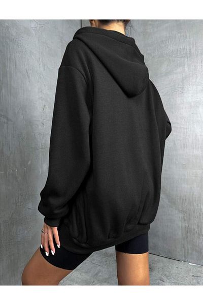 FAVORİST Φούτερ Unisex Ζακέτα με φερμουάρ με κουκούλα Oversize (Άνετη εφαρμογή)