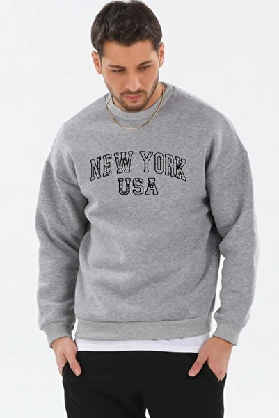 ZEMLİYA Hanorac gri imprimat Vonix New York