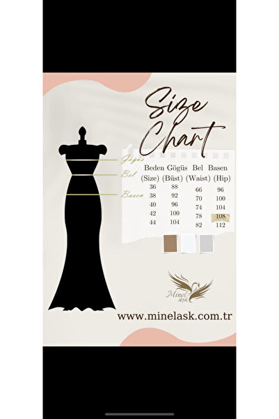 minel aşk Bilek Boy Organze Kabarık Abiye