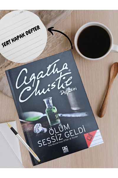 Altın Kitaplar Agatha Chritie Hard Cover Notebook Death Comes Pain Series