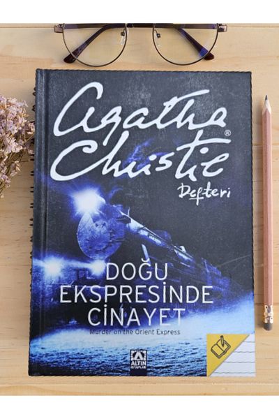 Altın Kitaplar Agatha Christie Hard Cover Notebook Murder on the Orient Express