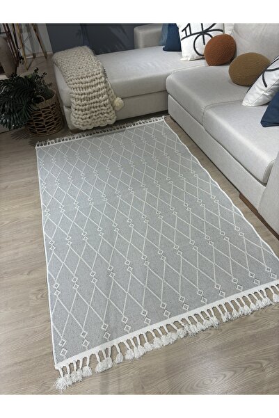 MaVaux Petra Dokuma Makinede Yıkanabilir Kaydırmaz Taban Şönil Halı Kilim