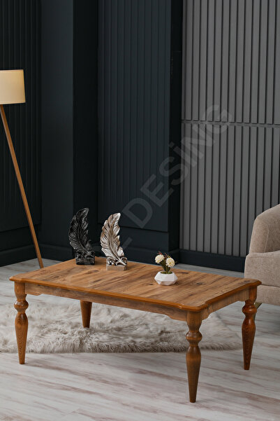 FAYMEND Luna Atlantik Lüx Ahşap Orta Sehpa