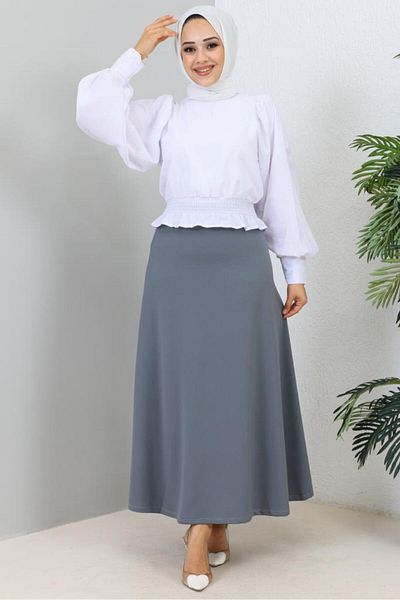 benguen 211 Mevlana Hijab Φούστα Γκρι