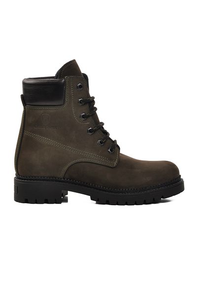 AYAKMOD 90001-9 Μπότες Unisex από γνήσιο δέρμα με φλις εσωτερικά
