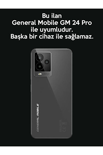 General Mobile GM 24 Pro Uyumlu Kılıf Silikon Desenli Tam Koruma Resimli Kapak Vahşi Kurt