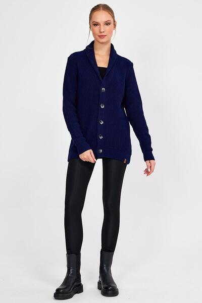 ALEXANDERGARDI سترة صوفية محبوكة بأزرار (E23-6705)