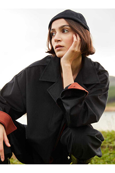 HatClub Exclusive Pălărie neagră Hip Hop Docker pentru femei, reglabilă pe sp...