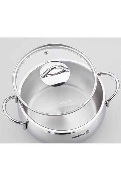 KORKMAZ A1074 Tombık Tencere 22*11-standart