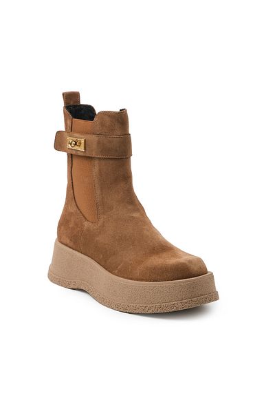 John May Women's Boots Tu-4534 204 John May Tan