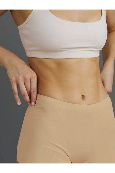 MİSTİRİK Carigna2 Model 2 Piese Chiloți Invizibil Fără Urme Boxer Culoare Piele
