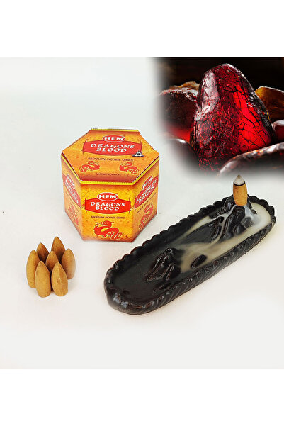 Hem Ejderha Kanı (Dragon Blood) 10 Adet Geri Akış Tütsü ( Himalaya Geri Akış ...