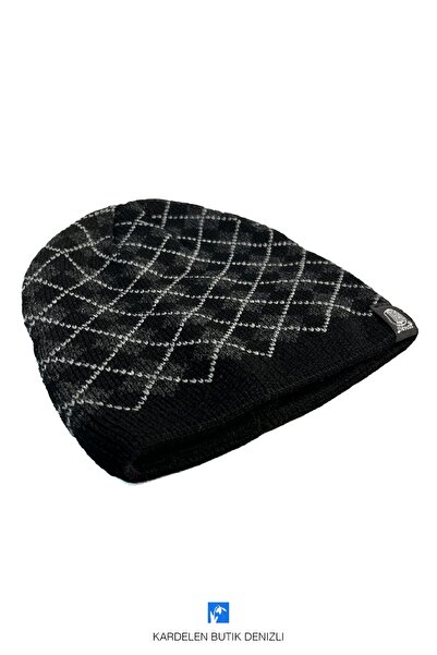 Kardelen Butik Denizli Beretă confortabilă și caldă, cu model, nepliabilă, de...