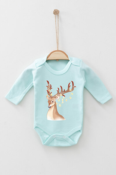 ADABEBEK بدلة أطفال بأكمام طويلة مصنوعة من القطن بنسبة 100% لرأس السنة الجديد...