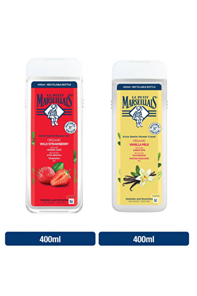 Le Petit Marseillais Akdeniz Çileği Duş Jeli 400ml + Le Petit Marseillais Van...