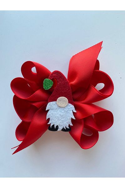 Stil Tasarım Toka Red Buckle with Christmas Dwarf