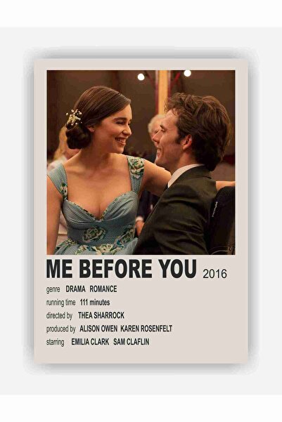 fırsatlar diyarı Me Before You Film Duvar Posteri - Kalın Kağıt - Çerçevesiz