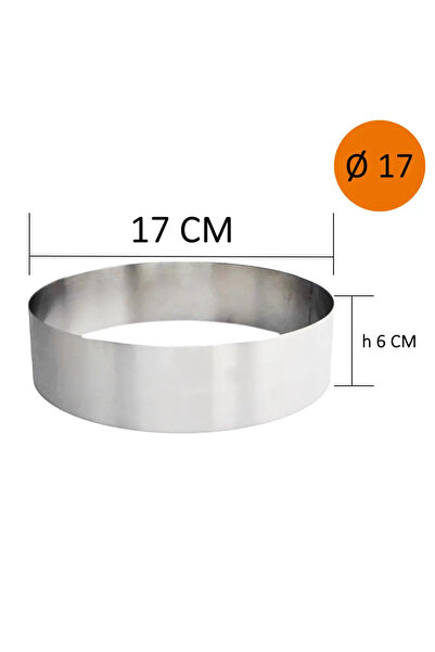 Beysa Pasta Çemberi Pandispanya Yuvarlak 17 Cm H6