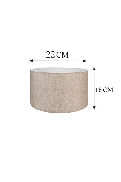 EvLight Cylinder Kumbeji 22' Lampshade Table Lamp Hat