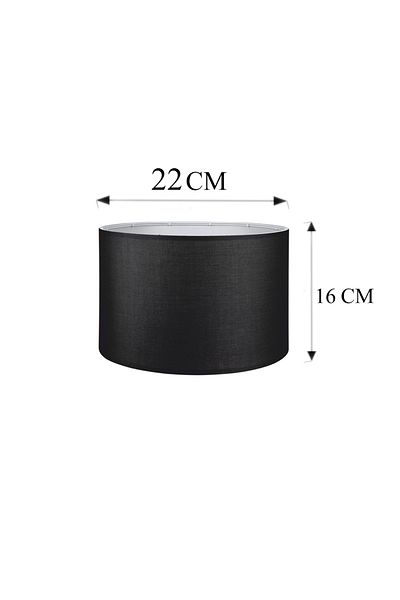 EvLight Cylinder Black 22 Pieces Lampshade Table Lamp Hat