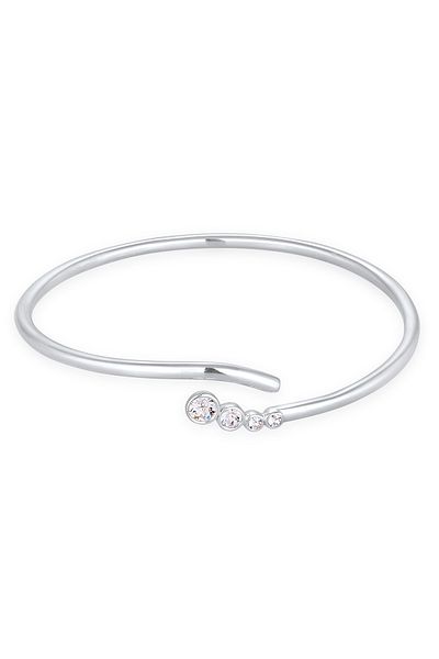 ELLI Armband Armreif Kristalle Elegant 925 Silber