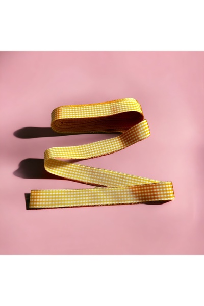 BukiroAtelier Pötikareli Kurdele Ekose Kurdele Dokuma Kurdele (2CM- 2 METRE)