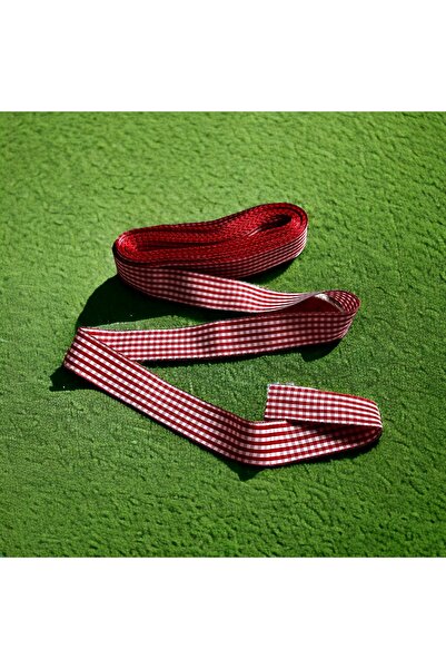 BukiroAtelier Pötikareli Kurdele & Ekose Kurdele Dokuma Kurdele (2CM-2 METRE)