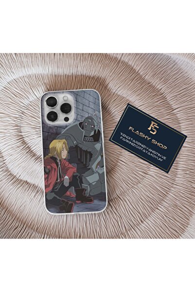 Realme C55 Compatible Transparent Case with Fullmetal Alchemist Anime Design