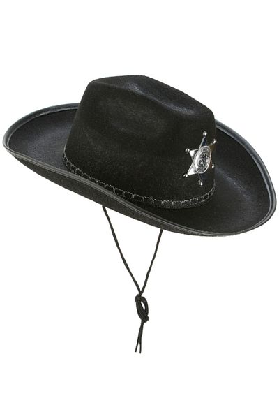 Minerva Kids Cowboy Hat Sheriff Hat Black Color