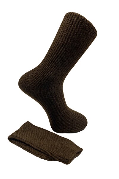 Bamuta Bot Çorabı Kahverengi Fitilli