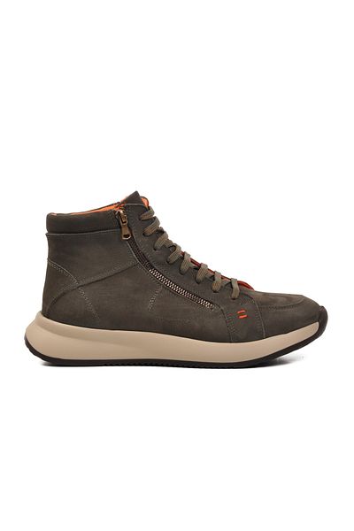 AYAKMOD Ayk-232.250-1 Anthracite Nubuck Γνήσιο Δερμάτινο Ανδρικές Μπότες