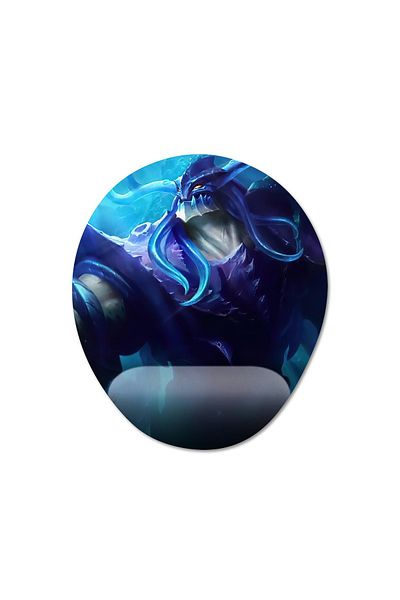 Pixxa Mobile Legends - موديل لوحة ماوس بيليريك مع دعم للمعصم - 3 بيضاوي
