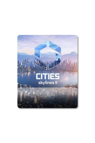 Pixxa المدن: Skylines 2 نموذج لوحة الماوس مع دعم المعصم - 2