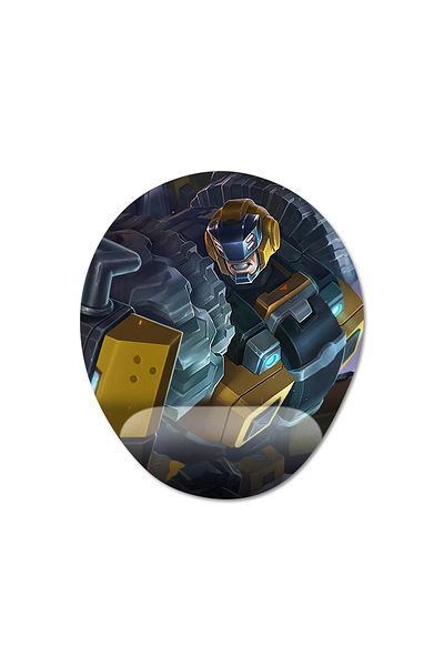 Pixxa موديل لوحة ماوس لمسند المعصم من Mobile Legends Johnson - 4 بيضاوي