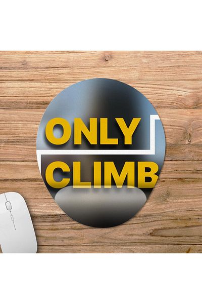Pixxa نموذج لوحة الماوس لدعم المعصم من Only Climb: بيضاوي واحد