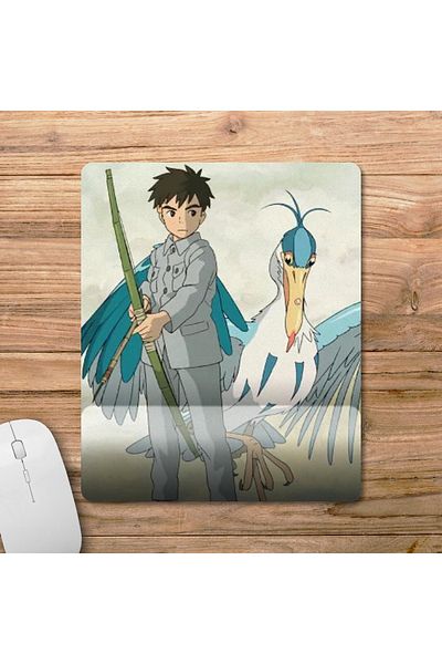 Pixxa The Boy and the Heron - كيف تعيش؟- موديل لوحة ماوس ستوديو جيبلي مع مسند للمعصم - 3