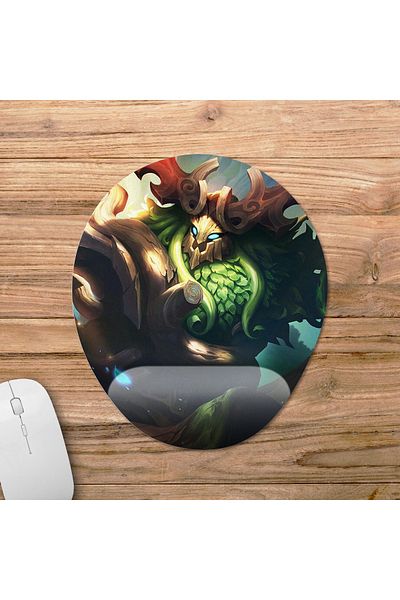 Pixxa Mobile Legends - موديل لوحة ماوس بيليريك مع دعم للمعصم - بيضاوي واحد