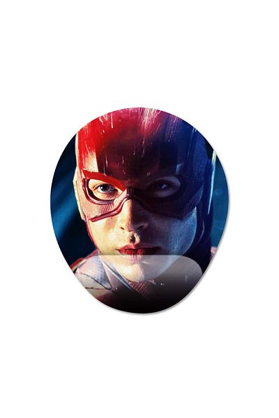 Pixxa The Flash - موديل لوحة ماوس تدعم المعصم - 2 بيضاوي