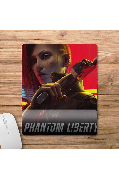 Pixxa Cyberpunk 2077: موديل لوحة ماوس فانتوم ليبرتي بمساعدة المعصم - 1