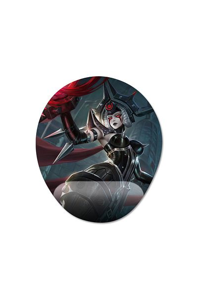 Pixxa Mobile Legends - موديل لوحة ماوس Vexana مع دعم للمعصم - 2 بيضاوي