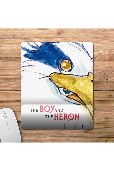 Pixxa The Boy and the Heron - كيف تعيش؟- موديل لوحة ماوس ستوديو جيبلي مع مسند للمعصم - 1
