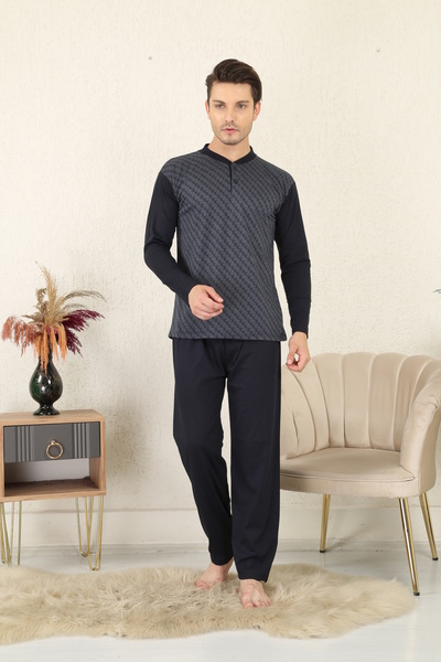 Rimoli 100% COTTON SUPERIOR JACQUARD MEN'S PAJAMA SET
