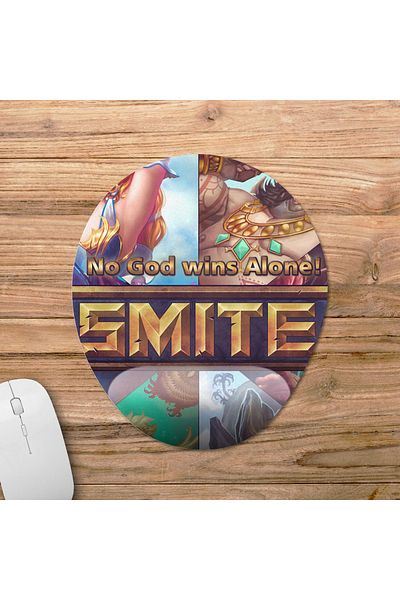 Pixxa SMITE موديل لوحة ماوس مع مسند للمعصم - 4 بيضاوي
