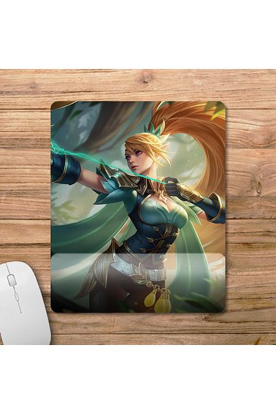 Pixxa Mobile Legends - موديل لوحة ماوس Miya مع دعم للمعصم - 3