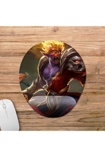 Pixxa Mobile Legends - موديل لوحة ماوس تعمل بالطاقة الشمسية - 2 بيضاوي